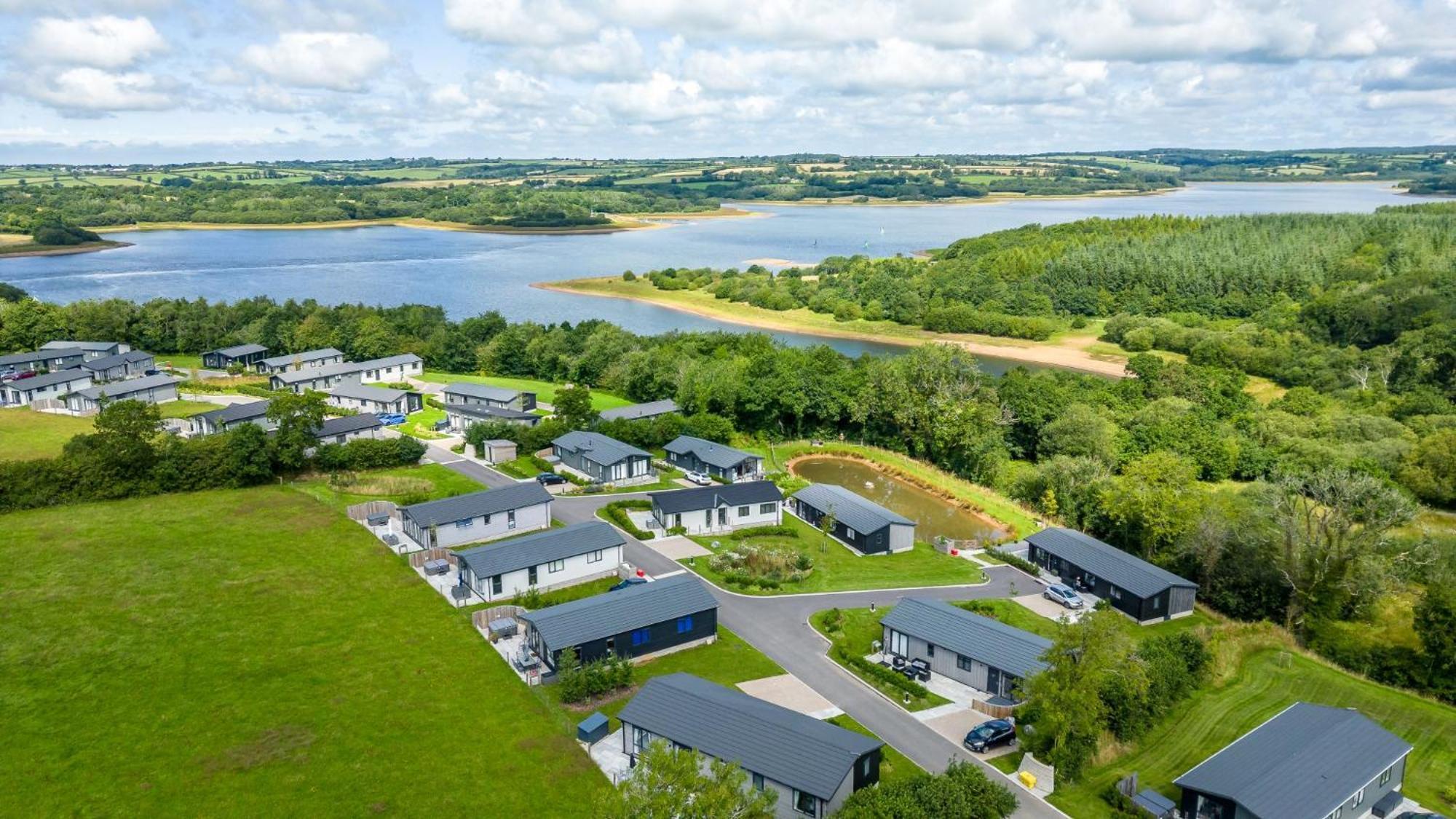 Primrose Lodge, 25 Roadford Lake Lodges Lifton Esterno foto